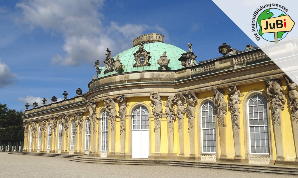 Symbolbild der JuBi Potsdam: Schloss Sanssouci in Potsdam